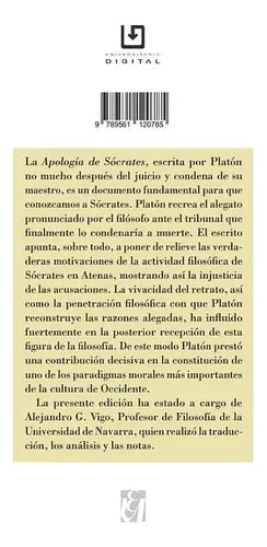 Apologia De Socrates / Alejandro G.vigo
