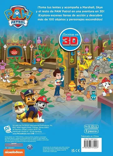 Paw Patrol Busca Y Encuentra 3d (tapa Dura) / Nickelodeon