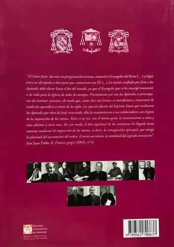 Genealogia Episcopal De Los Obispos De Valparaiso / Salinas