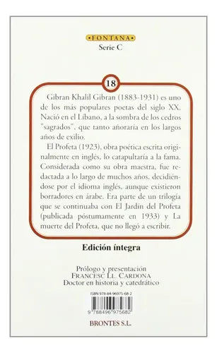 El Profeta & El Jardin Del Profeta / Gibran