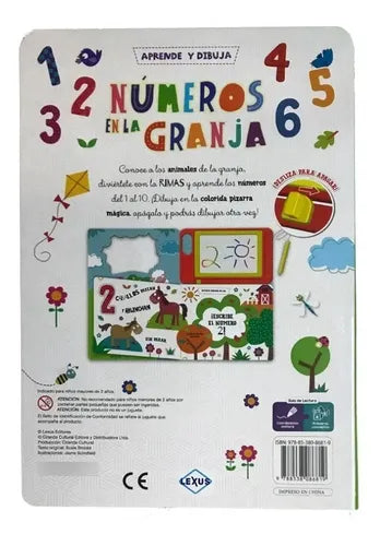 Aprende Y Dibuja Números En La Granja / Lexus