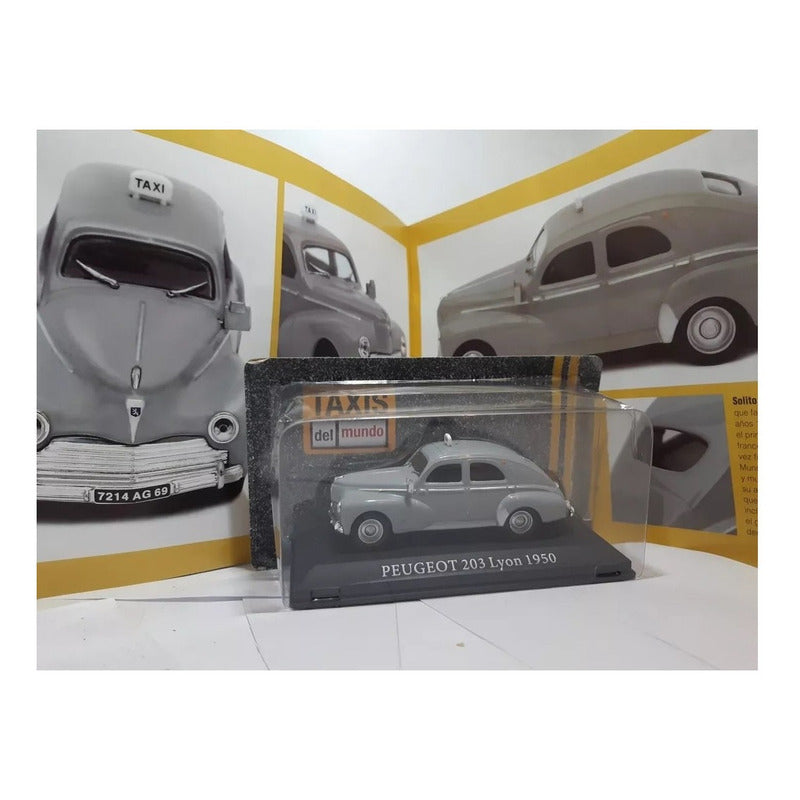 Taxis Del Mundo Escala 1/43 Peugeot 203 Lyon 1950