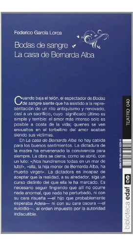 Bodas De Sangre & La Casa De Bernarda Alba / Garcia Lorca