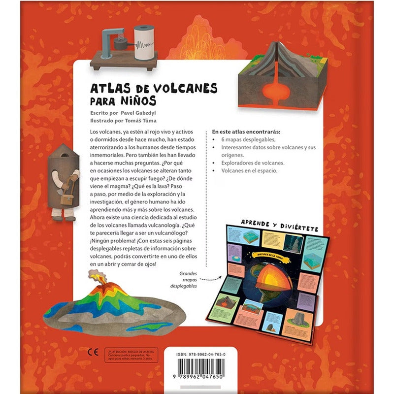 Atlas De Los Volcanes Para Niños (tapa Dura) / Lexus