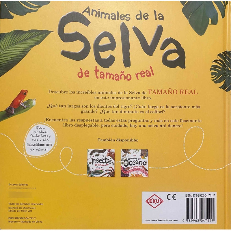 Animales De La Selva De Tamaño Real Desplegables / Lexus