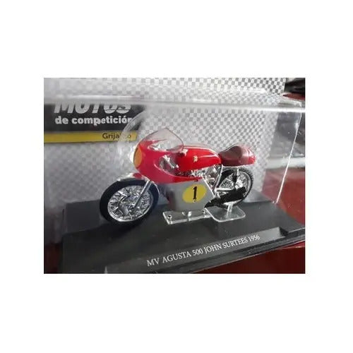 Moto Colección Escala Gp Mv Agusta 500 J. Surtees 1956 1/24