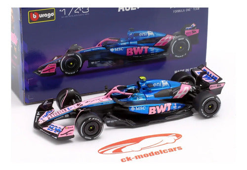 Bwt Alpine A525 Franco Colapinto 1:43 Bburago Celeste