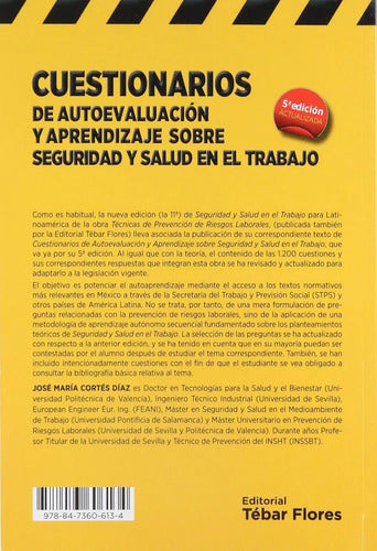 Cuestionarios Autoev. Y Aprendizaje Seguridad En Trabajo