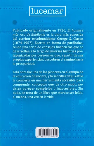 El Hombre Más Rico De Babilonia / George Clason