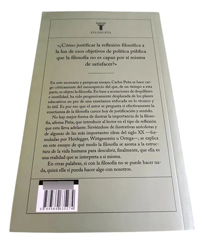 Por Que Importa La Filosofia / Carlos Peña