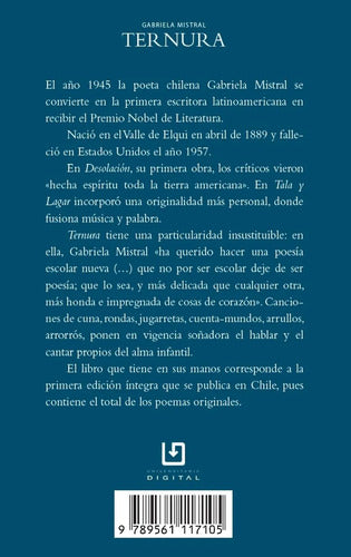 Ternura / Gabriela Mistral