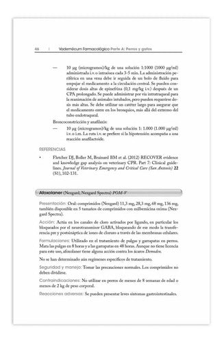 Vademecum Farmacológico Para Perros Y Gatos (t.dura) / Lexus