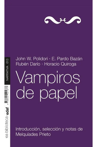 Vampiros De Papel / Varios Autores