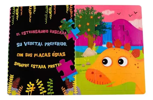 Estegosaurio Rompecabezas De Cartón / Lexus