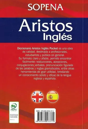 Diccionario Aristos Pocket Inglés Español / Sopena