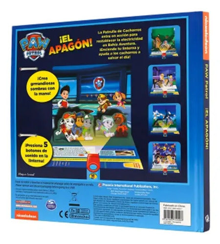 Paw Patrol El Apagon Libro Sonoro Con Linterna / Nickelodeon
