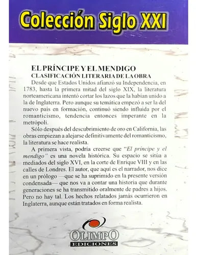El Príncipe Y El Mendigo / Mark Twain