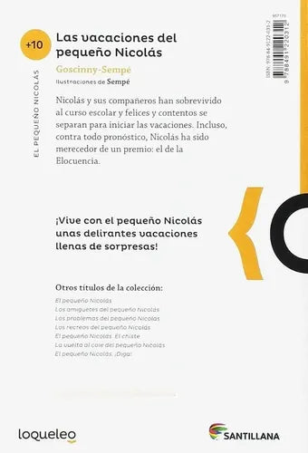Las Vacaciones Del Pequeño Nicolas / Sempe Y Goscinny