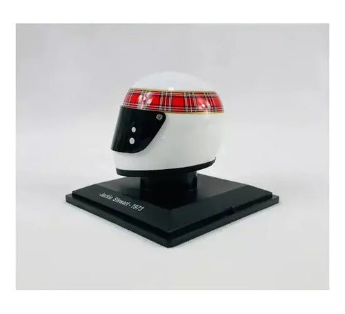 Casco Formula 1 Jackie Stewart Ferrari F1 1973 Spark 1:5