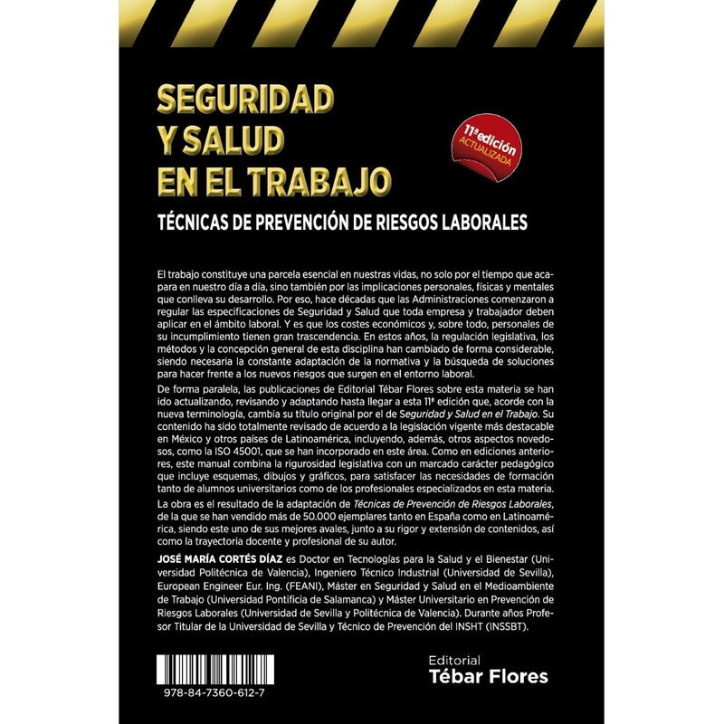 Seguridad Y Salud En El Trabajo 11 Ed / Cortes
