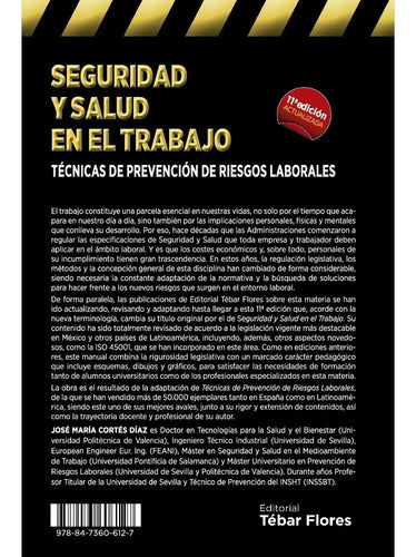 Seguridad Y Salud En El Trabajo 11 Ed / Cortes