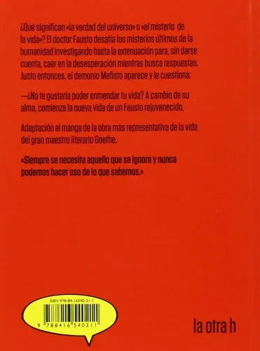 Fausto (el Manga) / Goethe