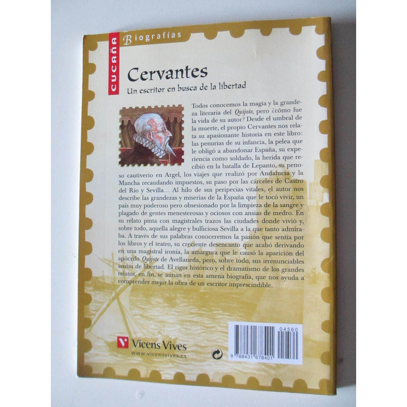 Cervantes Un Escritor En Busca De La Libertad / Antonio Rey