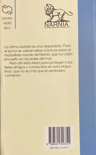 La Ultima Batalla Las Cronicas De Narnia 7 / C.s. Lewis