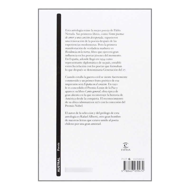 Antología Poética / Pablo Neruda