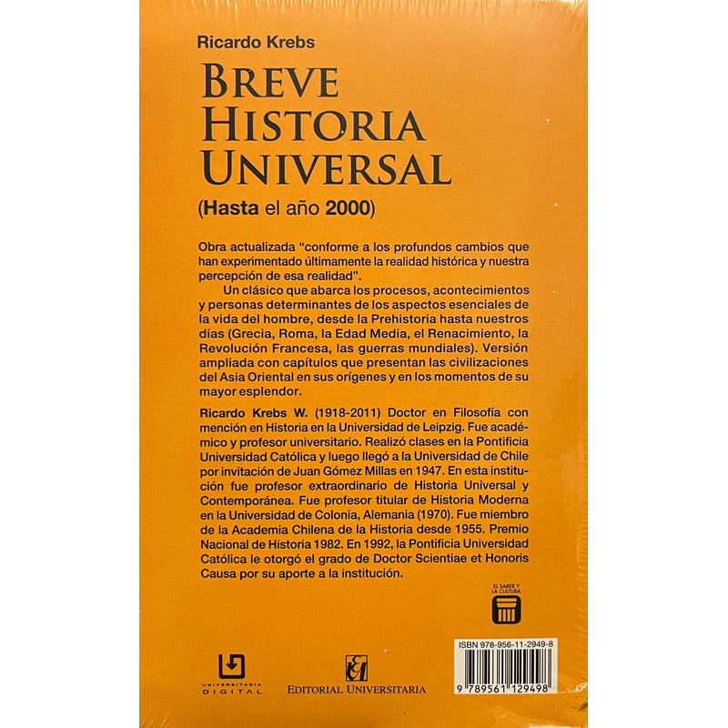 Breve Historia Universal (hasta El Año 2000) / Ricardo Krebs