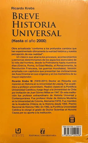 Breve Historia Universal (hasta El Año 2000) / Ricardo Krebs