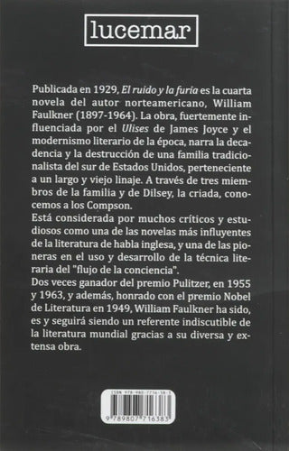 El Ruido Y La Furia / William Faulkner