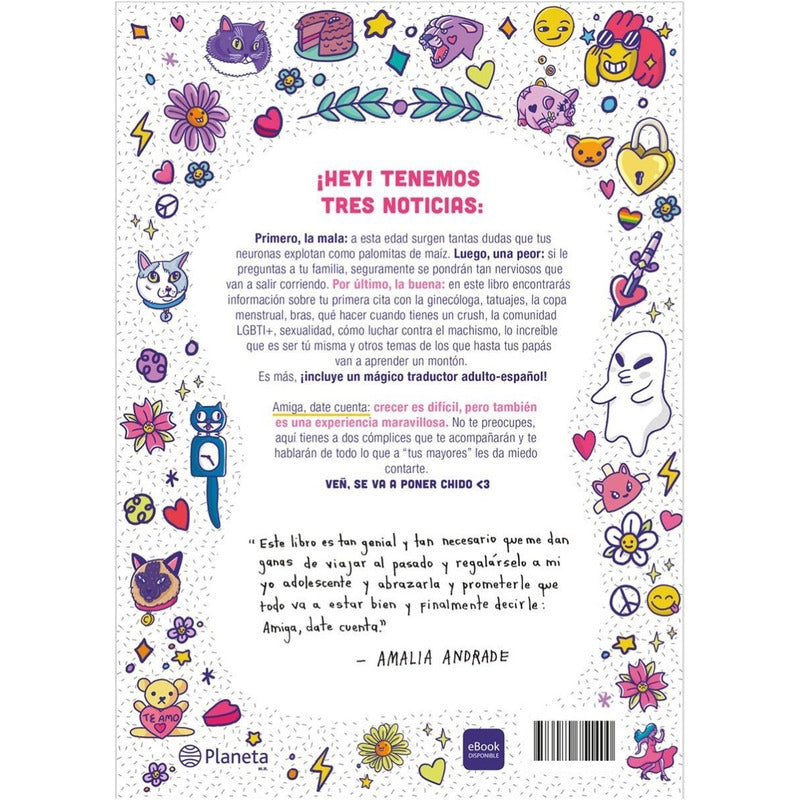 Amiga Date Cuenta Guia Para La Vida / Plaqueta Y Andonella