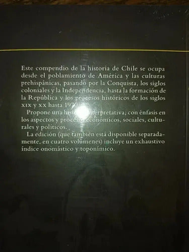 Historia De Chile Compendio / Sergio Villalobos Rivera