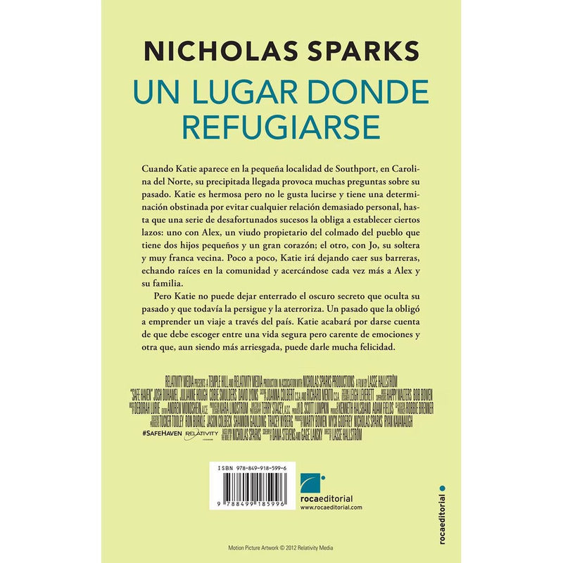 Un Lugar Donde Refugiarse / Nicholas Sparks