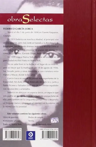 Obras Selectas Federico Garcia Lorca (tapa Dura) / Edimat