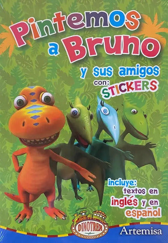 Pintemos A Bruno Y Sus Amigos Con Stickers