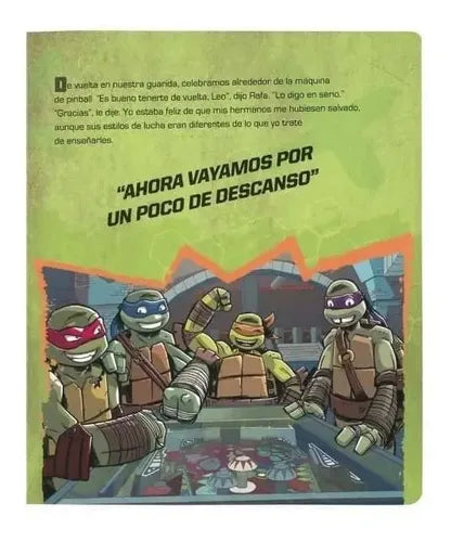 Turtles Ninja Soy Leonardo Libro + Figura Base / Lexus