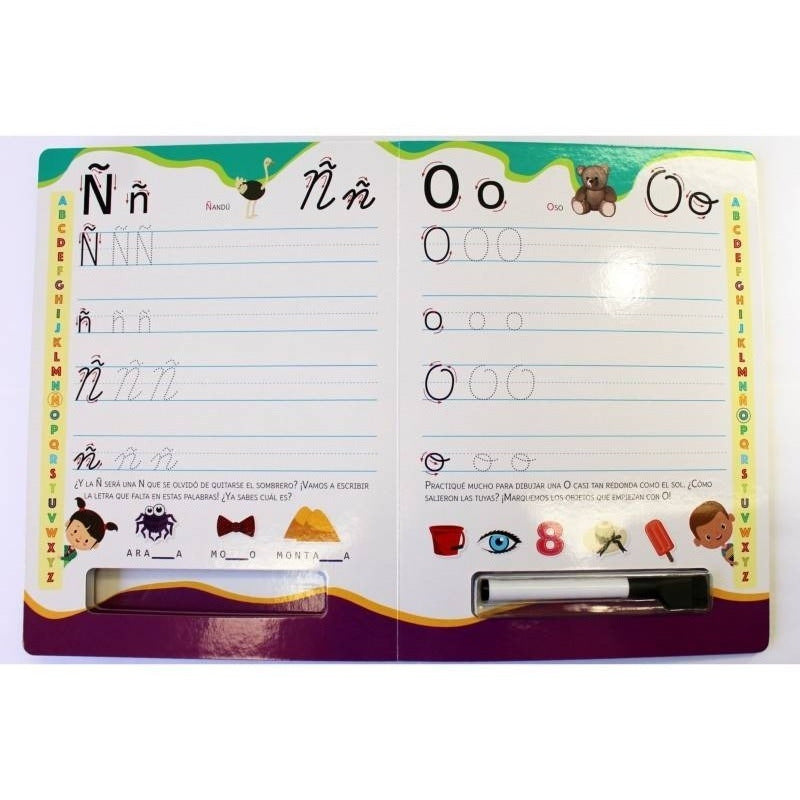 Aprender Las Letras Mi Libro Pizarra Con App