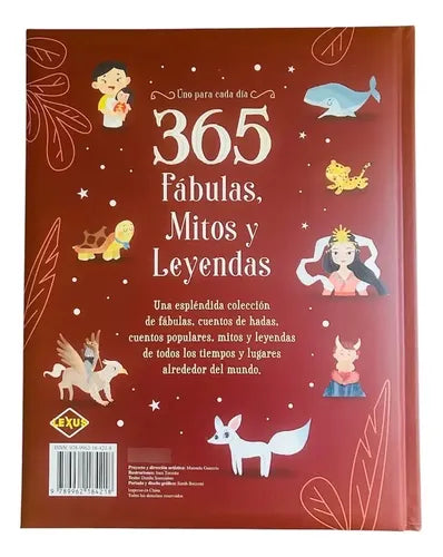 365 Fabulas, Mitos Y Leyendas (tapa Dura) / Lexus