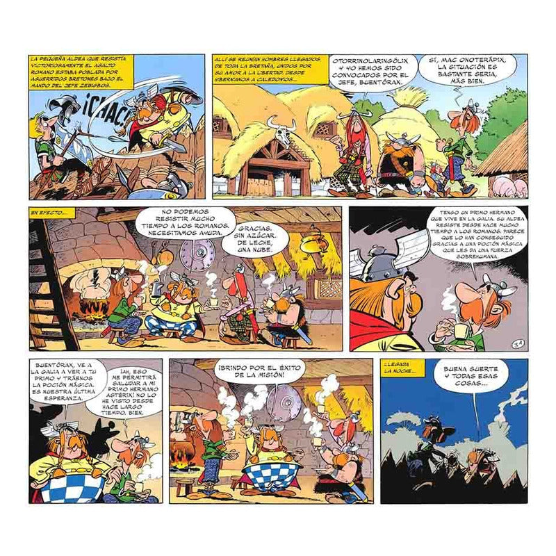 Asterix 8 Asterix En Bretaña / Rene Goscinny