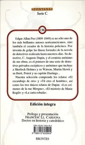 El Escarabajo De Oro Seleccion Cuentos Y Relatos / Allan Poe