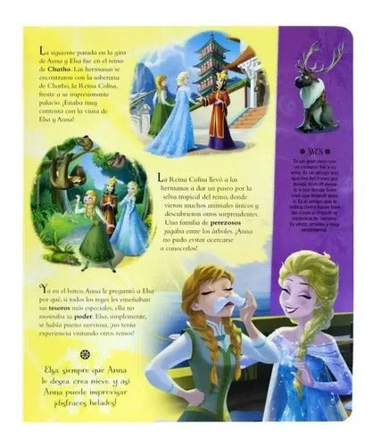 Disney Frozen Historias Con Retratos + Stickers / Lexus