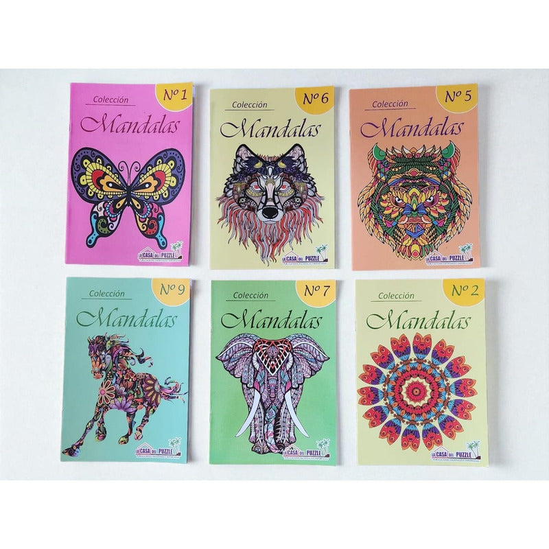 Set Mandalas Para Colorear (6 Libros)