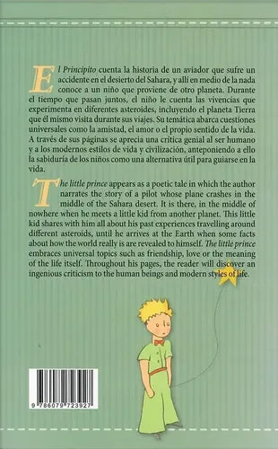 El Principito The Little Prince (bilingue) / Saint Exupery