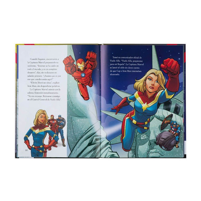 Capitana Marvel Ultron Se Vuelve Viral (tapa Dura) / Marvel