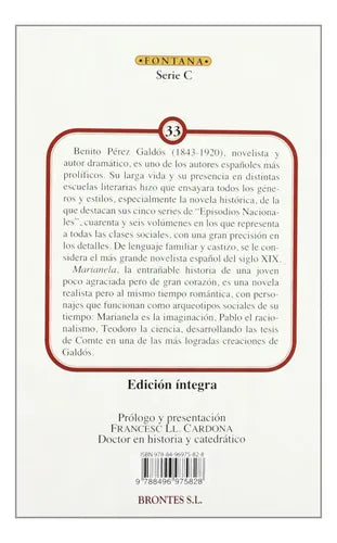 Marianela / Benito Perez Galdos