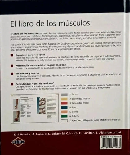 El Libro De Los Músculos (tapa Dura) / Lexus