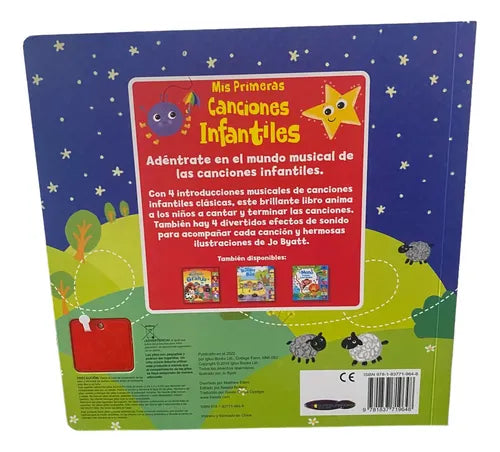 Mis Primeras Canciones Infantiles (tapa Dura Con Sonidos)