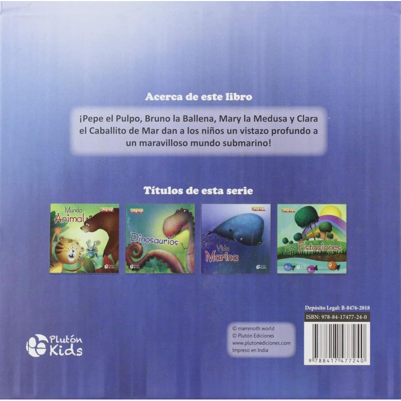 Vida Marina (tapa Dura Pop Up) / Plutón Kids